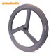 700C 27mm Ancho recto 3 radios Rueda tubeless / tubular