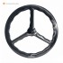 700C 29mm Forma de onda 3 radios Rueda tubeless 55mm de profundidad