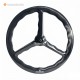 700C 29mm Forma de onda 3 radios Rueda tubeless 55mm de profundidad