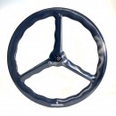 700C 29mm Forma de onda 3 radios Rueda tubeless 55mm de profundidad