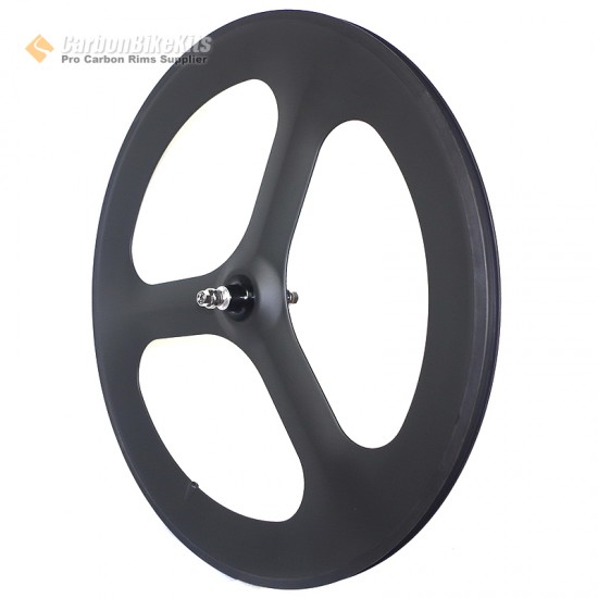 Ruota a 3 razze 700C 23mm di larghezza Clincher / Tubolare
