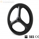 700C 23mm Wide 3 Spokes Clincher / Tubular Wheel