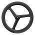 700C 27mm Ancho 3 Radios Rueda Clincher / Tubular