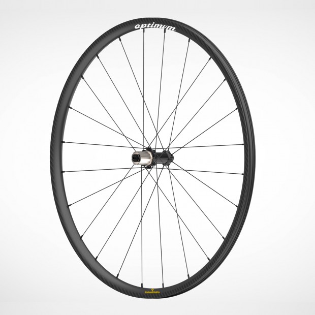 OPTIMVM™️ 995g Ultraligero 700C 25x25mm Juego de ruedas para bicicleta de carretera con freno de llanta