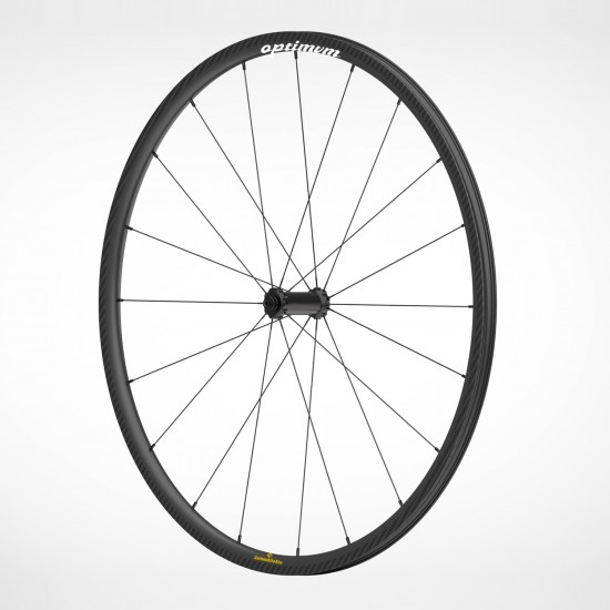 OPTIMVM™️ 995g Ultraligero 700C 25x25mm Juego de ruedas para bicicleta de carretera con freno de llanta
