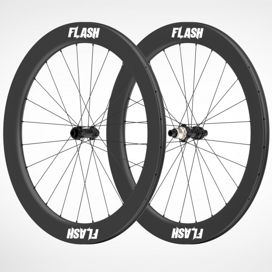 425g Ultralight 700C 60x31mm Symmetric Carbon Tubeless Gravel / CX Rim Big Hole Center Distance