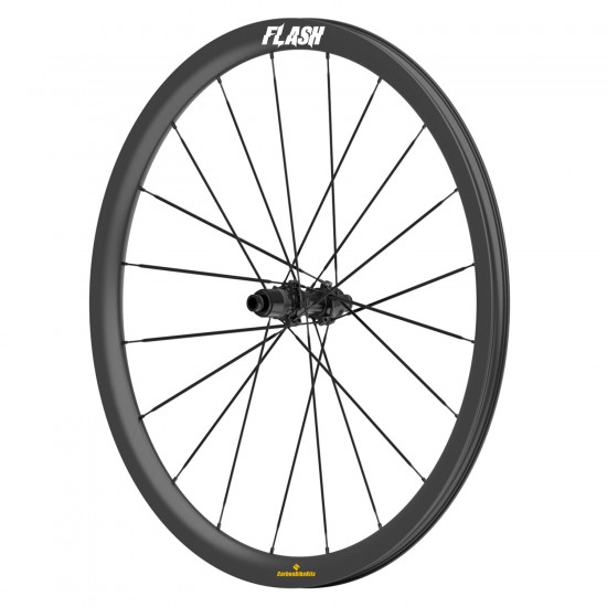 700C 35x31mm Carbon Tubeless Hooked /Hookless Gravel / CX Wheelset with Blade Carbon Spokes