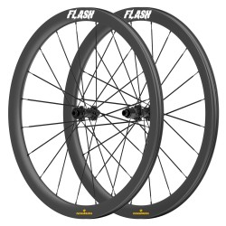 700C 40x31mm Carbon Tubeless Hooked /Hookless Gravel / CX Wheelset with Blade Carbon Spokes