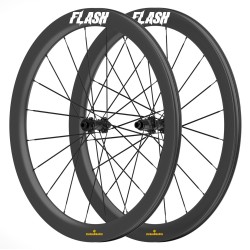 700C 50x31mm Carbon Tubeless Hooked /Hookless Gravel / CX Wheelset with Blade Carbon Spokes