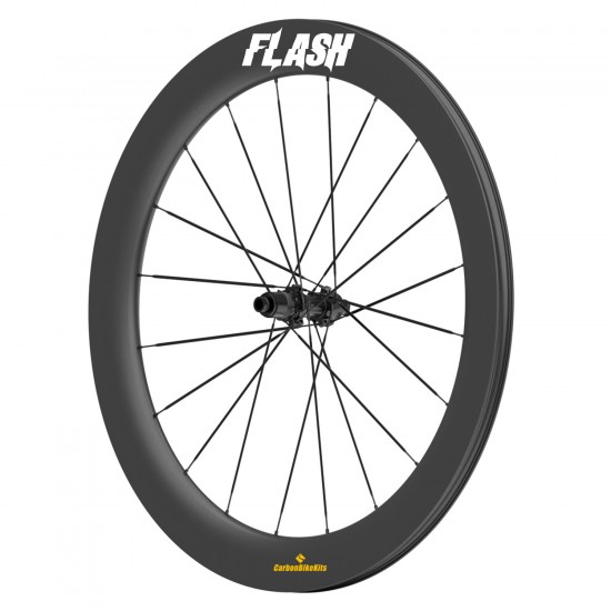 700C 65x31mm Carbon Tubeless Hooked /Hookless Gravel / CX Wheelset with Blade Carbon Spokes
