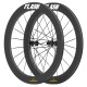 700C 65x31mm Carbon Tubeless Hooked /Hookless Gravel / CX Wheelset with Blade Carbon Spokes