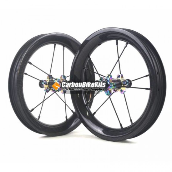 12 Inch  30x23mm Tubeless Carbon Rim