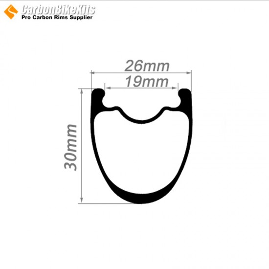 20×1-3/8″ 451mm专业级30x26mm碳纤维无内胎小轮车轮圈兼容 20×1-3/8″ 451mm专业级30x26mm碳纤维无内胎小轮车轮圈兼容