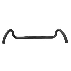 Manubrio Gravel in Carbonio Integrato con Passaggio Interno dei Cavi a 30°, Compatibile con DI2