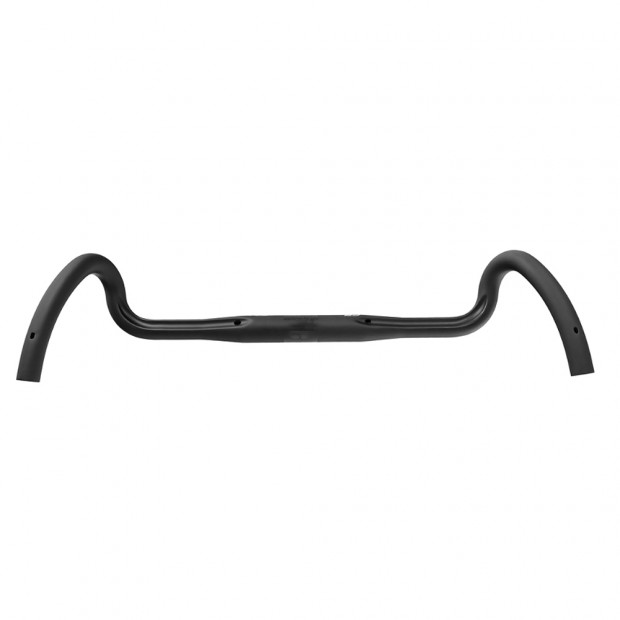 Manubrio Gravel in Carbonio Integrato con Passaggio Interno dei Cavi a 30°, Compatibile con DI2 Manubrio Gravel in Carbonio Integrato con Passaggio Interno dei Cavi a 30°, Compatibile con DI2