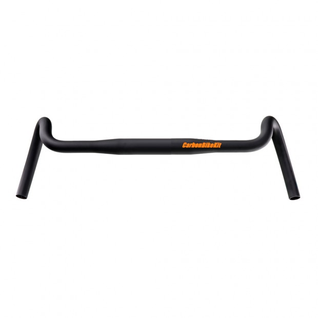 Manubrio Gravel in Carbonio Integrato con Passaggio Interno dei Cavi a 30°, Compatibile con DI2 Manubrio Gravel in Carbonio Integrato con Passaggio Interno dei Cavi a 30°, Compatibile con DI2
