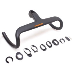 CRH04 Manubrio da strada in fibra di carbonio con cavo interno integrato