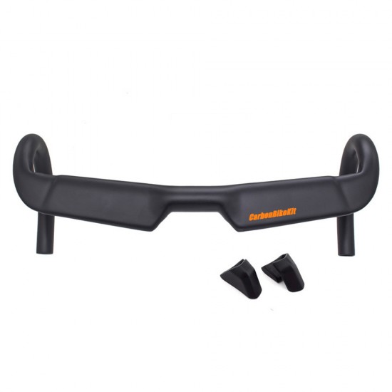 Manillar Aero de Carbono para Bicicleta de Carretera con Cableado Interno