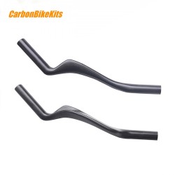 Pali Manubrio Aero Full Carbon TT/Bicicletta da Strada Riposo