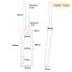 Forcella Gravel in Carbonio 700x45C, Asse Passante 12x100mm, Tubo Dritto/Conico Forcella Gravel in Carbonio 700x45C, Asse Passante 12x100mm, Tubo Dritto/Conico