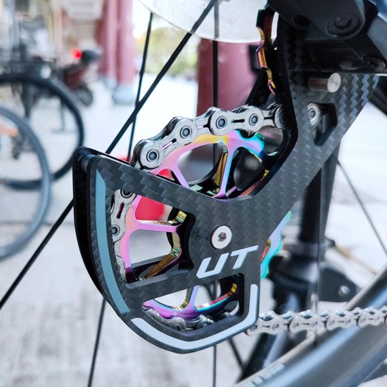 碳纤维自行车后变速器导轮系统 激光轮,适用于Shimano和SRAM 13T-18T 碳纤维自行车后变速器导轮系统 激光轮,适用于Shimano和SRAM 13T-18T