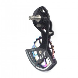 Sistema di pulegge per cambio posteriore in fibra di carbonio, ruota laser per Shimano e SRAM 13T-18T
