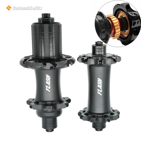 FLASH™️ 292g Road Rim Brake Hub Ratchect 18-21 Holes for Carbon Spokes CSK02 / CSK08 FLASH™️ 292g Road Rim Brake Hub Ratchect 18-21 Holes for Carbon Spokes CSK02 / CSK08