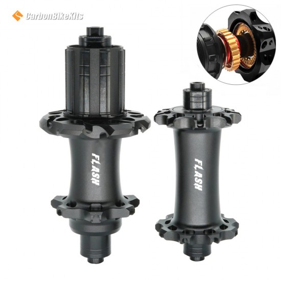 FLASH™️ 292g  Road Rim Brake Hub Ratchect 18-21 Holes for Carbon Spokes CSK02 / CSK08