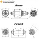 FLASH™️ Road Bicycle Straight Pull Rim Brake Star-Ratchets Hub 36T FLASH™️ Road Bicycle Straight Pull Rim Brake Star-Ratchets Hub 36T