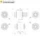 MTB J-Bend 6 Bolts Disc Brake Ratchet Hub Compatible Boost MTB J-Bend 6 Bolts Disc Brake Ratchet Hub Compatible Boost