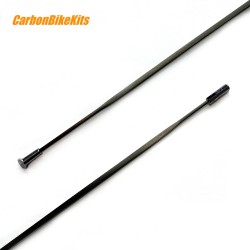 Raggi per bicicletta da 1,9 g, leggeri, in carbonio da 2,8 mm con lama in lega di titanio (per mozzi a foro grande)