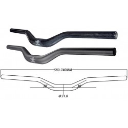 CMH02 Carbon MTB Raiser Handlebar