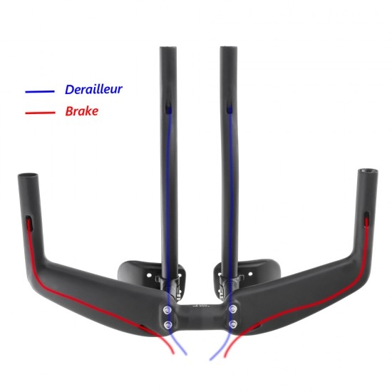 Aero Full Carbon TT/Road Bicycle Rest Handlebar