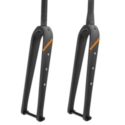 700x45C Carbon Gravel Fork Thru Axle 12x100mm Sraight/Taper Tube