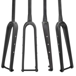 700x45C Carbon Gravel Fork Thru Axle 12x100mm Sraight/Taper Tube 700x45C Carbon Gravel Fork Thru Axle 12x100mm Sraight/Taper Tube