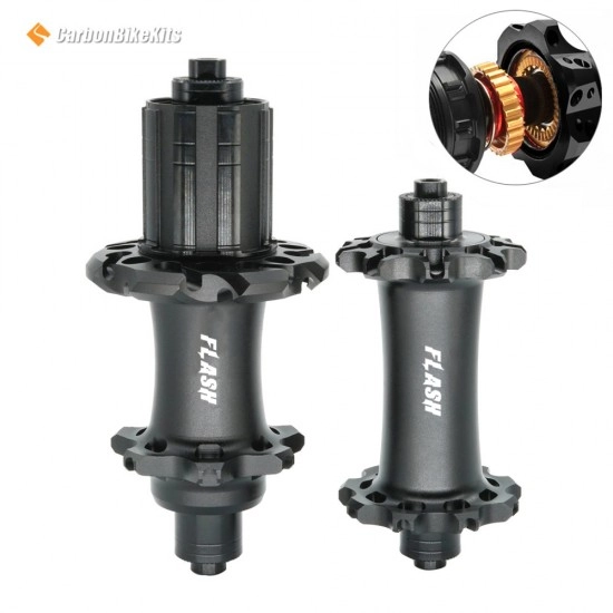 FLASH™️ 292g  Road Rim Brake Hub Ratchect 18-21 Holes for Carbon Spokes CSK02 / CSK08
