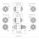 FLASH™️ MTB  DH/FR Hub 110x20mm 12x157mm Ratchet 52T