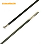 チタニウムの合金の自転車のスポークのまっすぐな引き 142mm-307mm が付いている 2.3x1.6mm 2g カーボン
