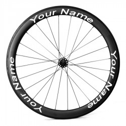 Custom Bicycle Carbon Rim Decal-Free Design