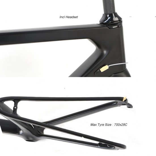 CFM3001D Carbon Road Bicyle Frame Frame Disc Brake Thru Axle CFM3001D Carbon Road Bicyle Frame Frame Disc Brake Thru Axle
