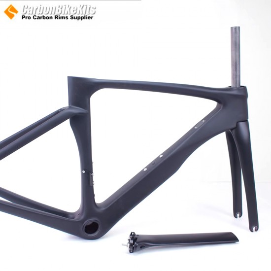 CFM0038 Leichter Carbon-Rennradrahmen mit C-Bremse PF30 Doppel-Loch CFM0038 Leichter Carbon-Rennradrahmen mit C-Bremse PF30 Doppel-Loch