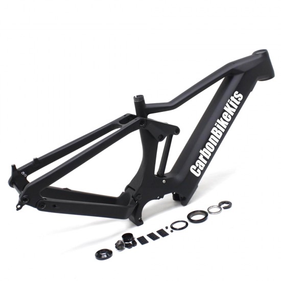 CFM1049E Telaio MTB sospensione in carbonio 29 per bici elettrica compatibile con motori Bafang M510 M600 CFM1049E Telaio MTB sospensione in carbonio 29 per bici elettrica compatibile con motori Bafang M510 M600