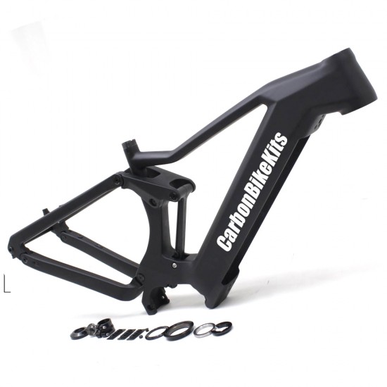CFM1049E Telaio MTB sospensione in carbonio 29 per bici elettrica compatibile con motori Bafang M510 M600 CFM1049E Telaio MTB sospensione in carbonio 29 per bici elettrica compatibile con motori Bafang M510 M600
