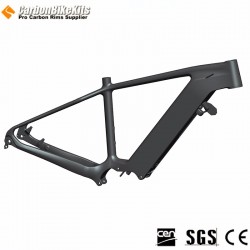 CFM1056E Cuadro Hard Tail de carbono para MTB eléctrica compatible con motor Shimano E8000