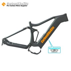 CFM1065E Telaio sospensione in carbonio per MTB elettrica compatibile con motore Shimano E8000