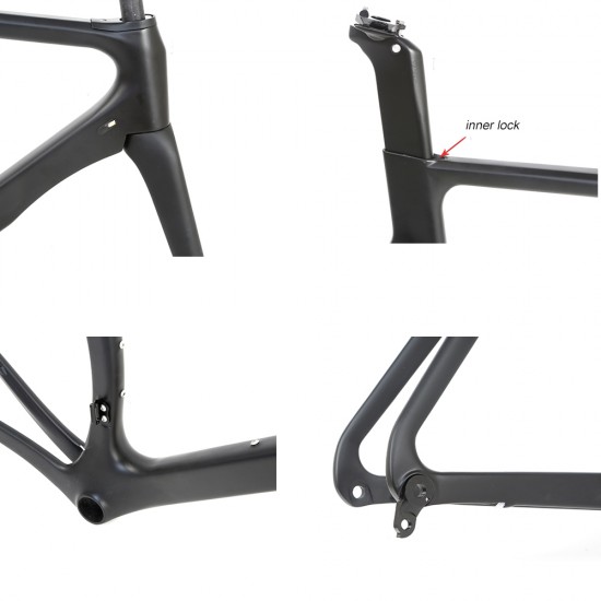 CFM3003D カーボンロードバイクフレーム ディスクブレーキ スルーアクスル CFM3003D カーボンロードバイクフレーム ディスクブレーキ スルーアクスル
