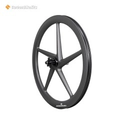 20-Inch 406 Carbon 5 Spoke Wheelset | Aero Pentaspoke Folding Bike & BMX Wheels