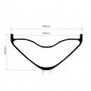 27.5er 85mm width Carbon Fat Bike Rim