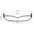 26er 90mm width Carbon Fat Bike Rim
