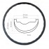 Llantas de carbono de 325 g 29er onduladas 37x21,5 mm de ancho interno 30 mm sin cámara y sin gancho asimétricas para MTB. Ruedas para bicicletas eléctricas